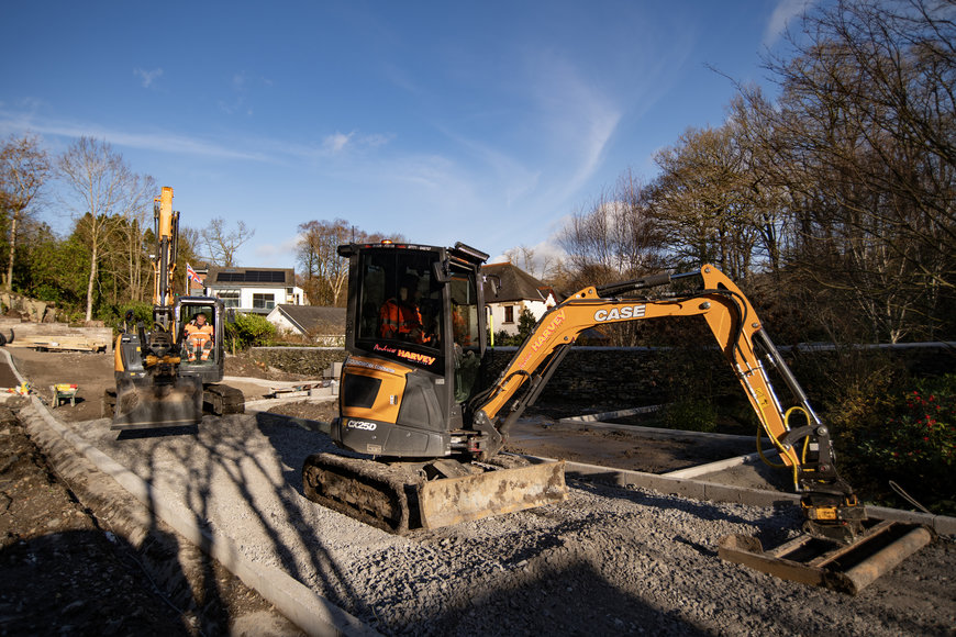 LAKE DISTRICT GROUNDWORKS CONTRACTOR BUILDS ON CASE FLEET 